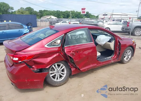 2015 Hyundai Sonata Se z USA, uszkodzony, nr VIN 5NPE24AF5FH252185